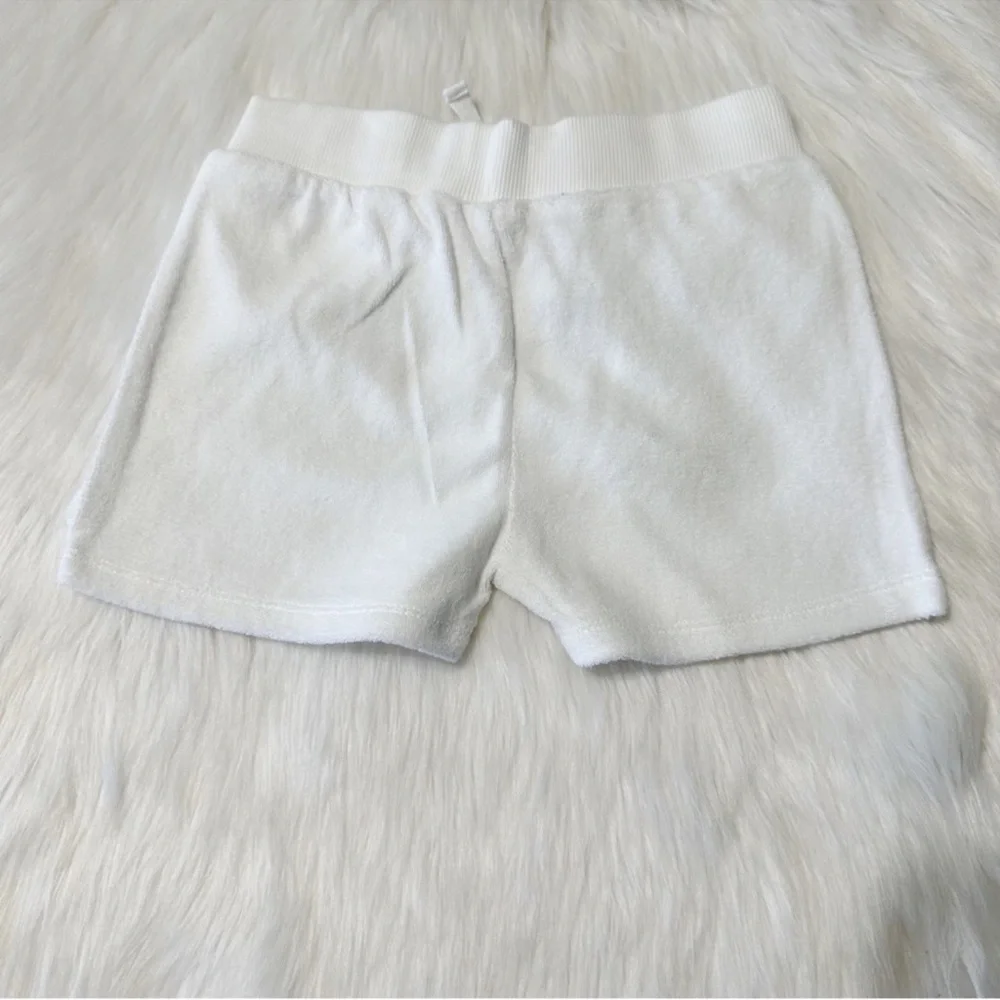 NWT Burt's Bees Baby Ikat Chevron Ruffle Tee & Baby Knit Terry Short Set‎
